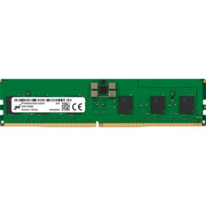 Модуль памяти для сервера Micron DDR5 ECC UDIMM 16GB 1Rx8 5600 CL46 (16Gbit) (Single Pack) (MTC10C1084S1EC56BR)