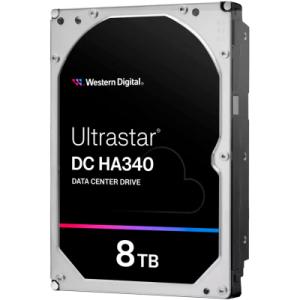 Жорсткий диск для сервера WD HDD Server Ultrastar DC HA340 8TB 512e SE, 3.5, 256MB, 7200 RPM, SATA, (WUS721208BLE6L4)
