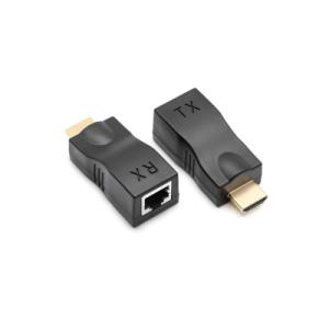 Адаптер HDMI extender passive 30m CAT5E/6 1080P black Voltronic (YT-SCPE HDMI-30m720PB)