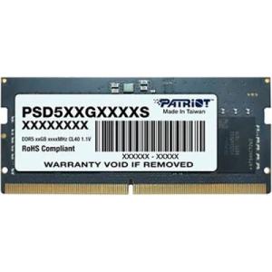 Модуль памяти для ноутбука SoDIMM DDR5 8GB 5600 MHz Patriot (PSD58G560041S)