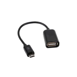 Переходник OTG USB 2.0 AF to Micro 5P 0.16m Lapara (LA-UAFM-OTG black)
