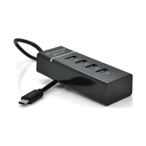 Концентратор Voltronic USB-C to 4xUSB 3.0 0.2m black (YT-TC3H4-B20/12940)