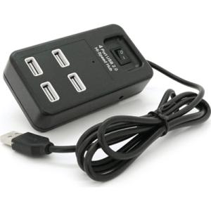 Концентратор Voltronic USB 2.0 to 4xUSB black (YT-HWS4-B)