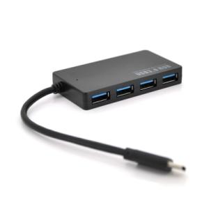 Концентратор Voltronic USB-C 4xUSB 3.0 5Gb/s black (YT-HTC3/4)