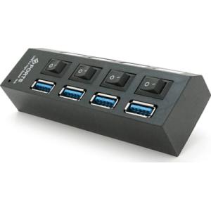 Концентратор Voltronic USB 3.0 to 4xUSB with switches (YT-3H4S/1TB)