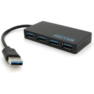 Концентратор Voltronic USB 3.0 to 4xUSB 0.14m flat black (YT-3HF4/2TB)