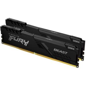 Модуль памяти для компьютера DDR4 16GB (2x8GB) 3200 MHz Black Kingston Fury (ex.HyperX) (KF432C16BBK2/16WP)