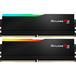 Модуль пам'яті для комп'ютера DDR5 64GB (2x32GB) 6000 MHz Ripjaws M5 RGB Matte Black G.Skill (F5-6000J3238G32GX2-RM5RK)