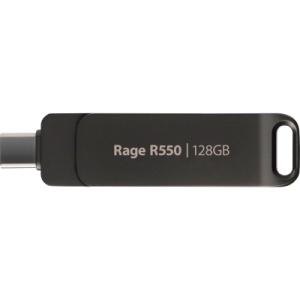 USB флеш накопитель Patriot 128GB Rage R550 Matte Black USB 3.2/Type-C (PE128GR550DSAD)