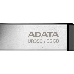 USB флеш накопитель ADATA 32GB UR350 Silver-Black USB 3.2 (UR350-32G-RSR/BK)