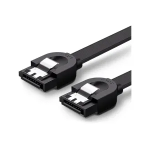 Кабель для передачі даних SATA 3 Data Cable 0.5m US217 Black Ugreen (30796)