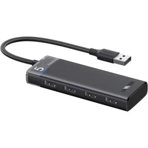 Концентратор Ugreen USB 3.0 to 4xUSB 3.2 Gen1 CM653 black (15548)