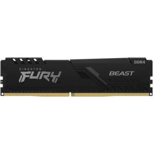 Модуль памяти для компьютера DDR4 8GB 3200 MHz Beast Black Kingston Fury (ex.HyperX) (KF432C16BB/8WP)