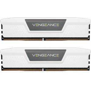 Модуль пам'яті для комп'ютера DDR5 64GB (2x32GB) 6000 MHz Vengeance White Corsair (CMK64GX5M2B6000Z30W)