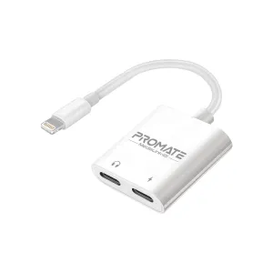 Адаптер Lightning to Lightning 12W + Lightning audio Promate (medialink-i2i)
