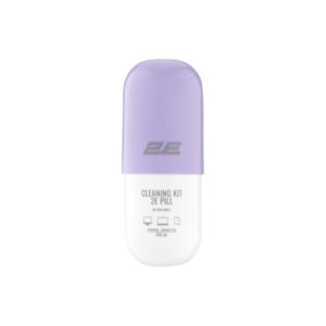 Спрей для очищення 2E PILL 140ml Liquid for office equipment +Microfibre 20 cm, white-lilac (2E-SK140LC)