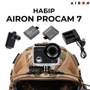 Экшн-камера AirOn ProCam 7 Tactical Kit Black (4822356754801)