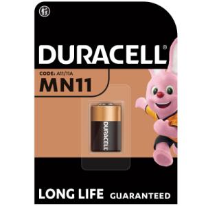 Батарейка MN11 6V спеціальна лужна, A11 / 11A, 1 шт. в упаковці Duracell (5007387)
