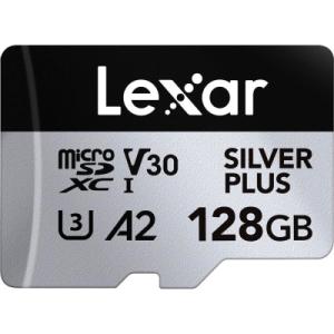 Карта пам'яті Lexar 128GB microSDXC class 10 UHS-I U3 V30 A2 Professional Silver (LMSSIPL128G-BNANG)