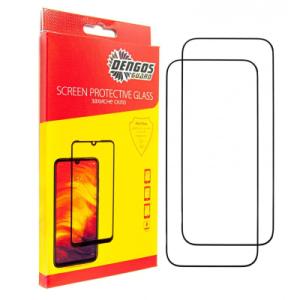 Скло захисне Dengos iPhone 17 Pro Max Black 2 pcs (DG-TG2P-85)
