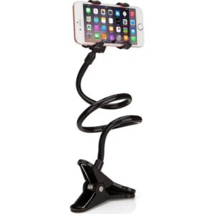 Держатель для смартфонов XoKo прищепка, гибкий, 65 см, черный (RM-C20)