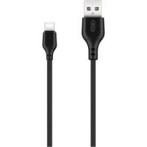Дата кабель USB 2.0 AM to USB-C 1.0m 2.1A black XO (XO-NB-103-TC-1-BK)