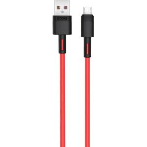 Дата кабель USB 2.0 AM to Micro 5P 1.0m 5A red XO (NB166-M-1-RD)