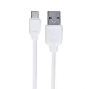 Дата кабель USB 2.0 AM to Micro 5P 1.0m 2.1A white XO (NB36-M-1-WH)