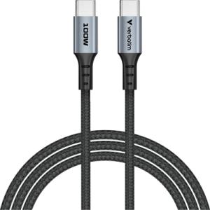 Дата кабель USB-C to USB-C 1.2m 100W black Verbatim (31846)