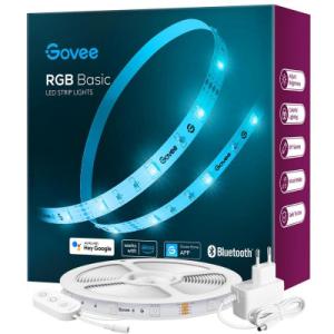 Світлодіодна стрічка Govee H615A LED 5.0m, RGB, WI-FI/Bluetooth, microphone, white (H615A3A3)