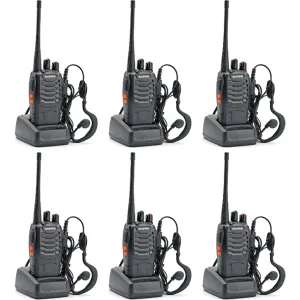 Портативная рация Baofeng BF-888S Six Pack комплект 6 шт (2200000758996)