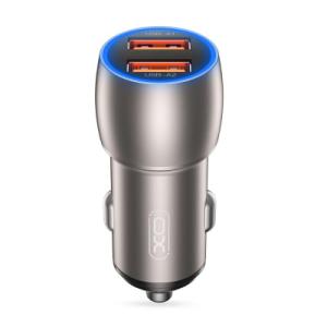 Зарядний пристрій XO 2xUSB QC3.0 36W black (СC52-BK)