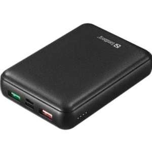 Батарея универсальная Sandberg 15000mAh, PD/45W(20V/2.25A), QC3.0, USB-C, Micro-USB, USB-A*2 (420-66_)