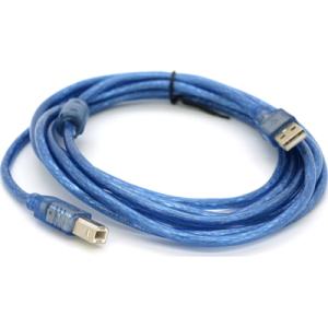 Кабель для принтера USB 2.0 AM/BM 3.0m ferrite blue Ritar (YT-AM/BM-3.0TBL)