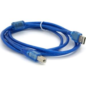 Кабель для принтера USB 2.0 AM/BM 1.8m ferrite blue Ritar (YT-AM/BM-1.8TBL)