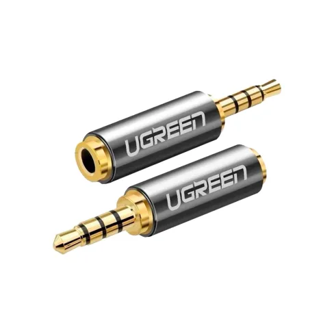 Переходник 2.5mm M to 3.5mm F adapter black Ugreen (20501)