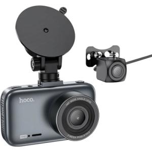 Видеорегистратор HOCO DV6 Driving recorder with 3-inch display(with rear camera) (6942007619745)