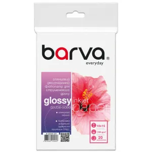 Фотобумага Barva 10x15, 230 g/m2, Everyday, Glossy, double-sided, 20c (IP-GE230-423)