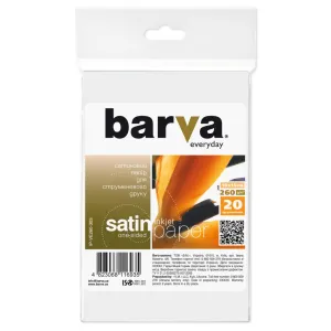 Фотобумага Barva 10x15, 260 g/m2, Everyday, Satin, 20с (IP-VE260-303)