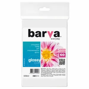 Фотобумага Barva 10x15, 200 g/m2, Everyday, Glossy 60с (IP-CE200-230)