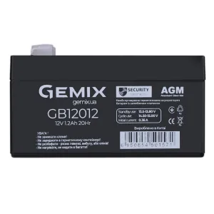 Батарея к ИБП Gemix GB 12В 1.2Ач (GB12012)