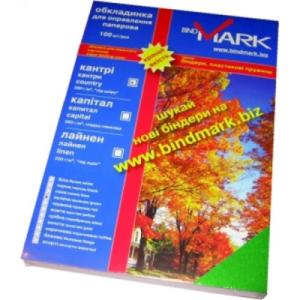 Обложка для переплета bindMARK карт. Кантри А4 230г/м2 (100 шт.) зел.(8717201111269) (41705)