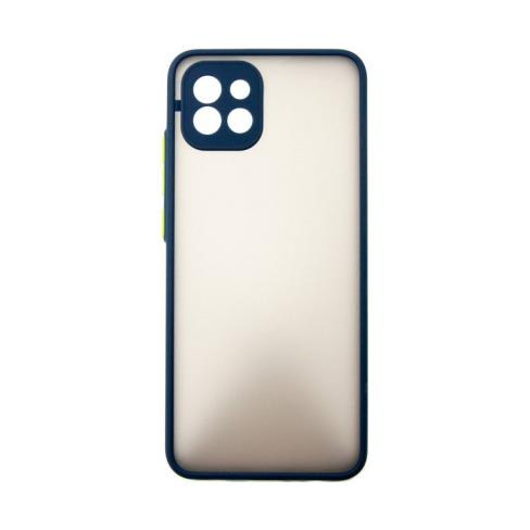Чохол до мобільного телефона Dengos Matte Samsung Galaxy A03 (blue) (DG-TPU-MATT-94)
