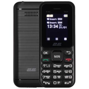 Мобільний телефон 2E S180 2024 Black (694743653885)