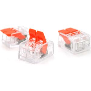 Соединитель кабеля 2-pin аналог WAGO K221-412, 10штпак Voltronic (K221-412/10)