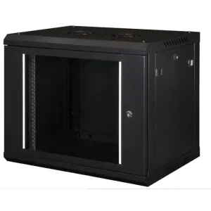 Шкаф настенный Hypernet 9U 19" 600x450 ProLine (PL-WMNC-9U-BLACK)