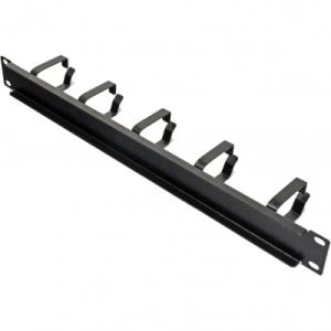 Кабельный организатор 19" 1U 5 скоб, глубина 52мм Kingda (KD-CM-02)