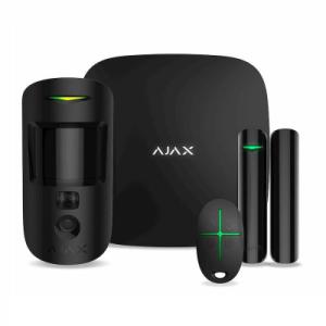 Комплект охоронної сигналізації Ajax StarterKit Cam Plus HDR black