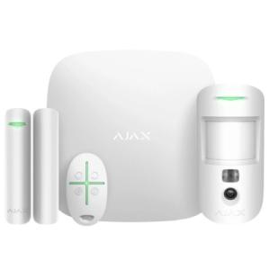 Комплект охоронної сигналізації Ajax StarterKit Cam Plus HDR white