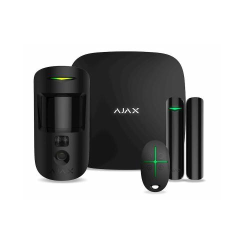 Комплект охоронної сигналізації Ajax StarterKit Cam HDR black
